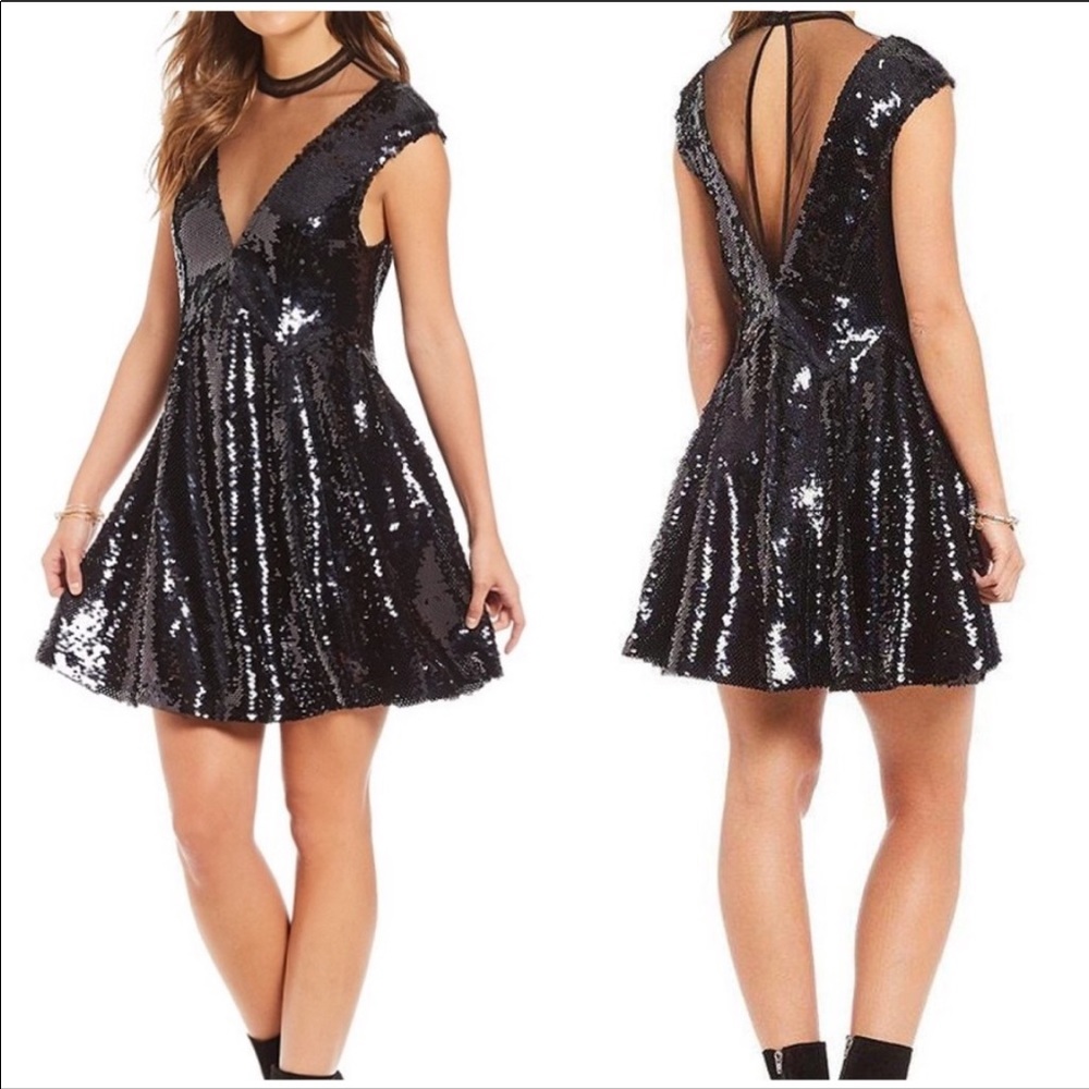 NWT Free People Dance Til Dawn Sequin Dress